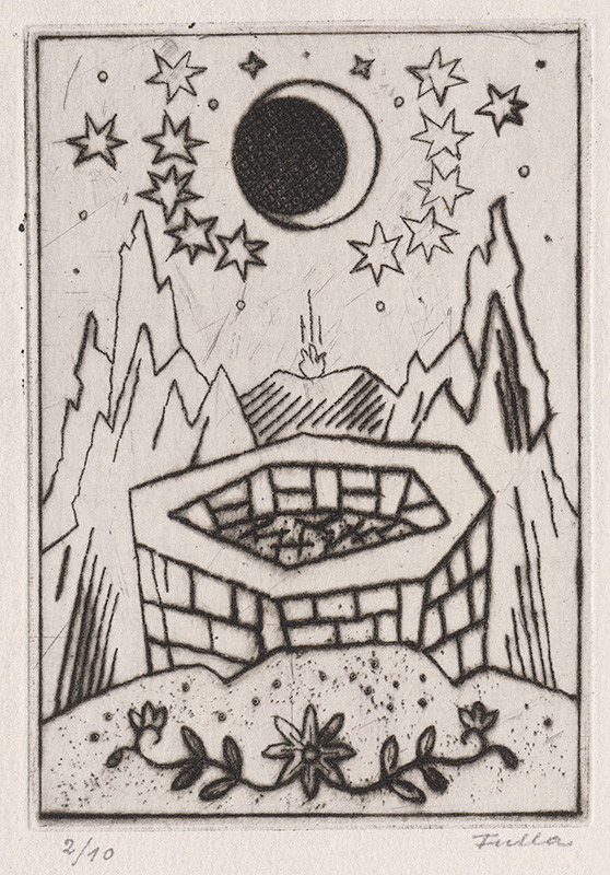 Ľudovít Fulla – Ohník na hrebeni 