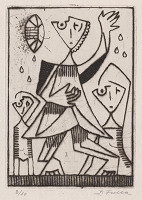 Ľudovít Fulla – Hlad v Ázii 