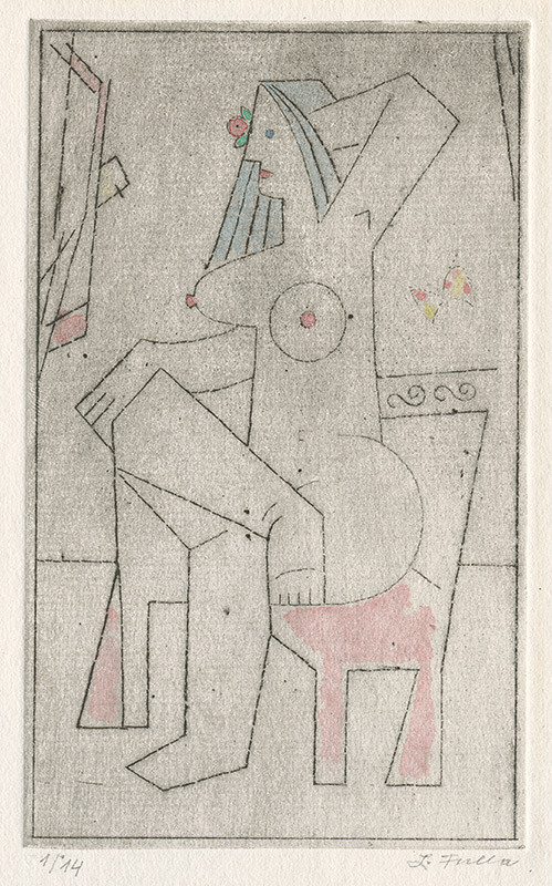 Ľudovít Fulla – Pred zrkadlom 