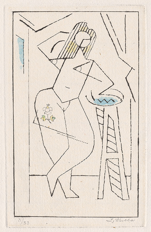 Ľudovít Fulla – Stojaci akt 