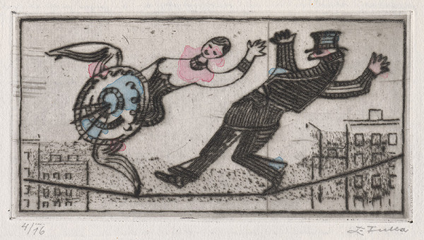 Ľudovít Fulla – Povrazolezci 