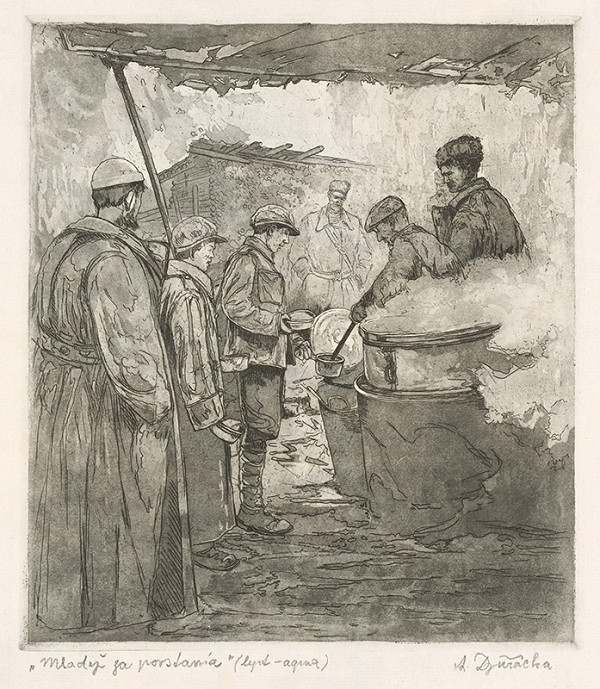 Anton Djuračka – Mládež za povstania 