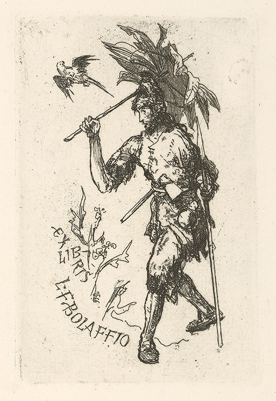 Jaroslav Vodrážka – Ex libris L.F.Bolaffio 