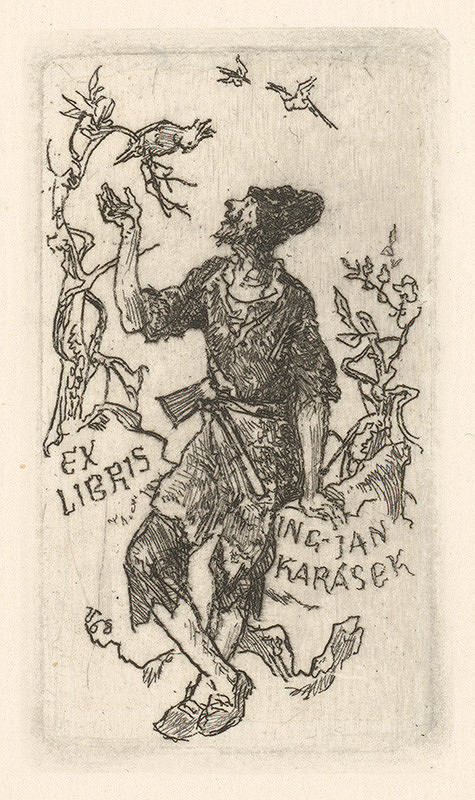 Jaroslav Vodrážka – Ex libris Ing. Jan Karásek I. 