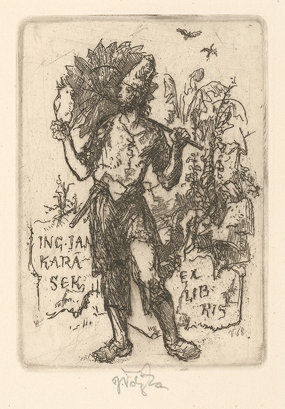 Jaroslav Vodrážka – Ex libris Ing. Jan Karásek II. 