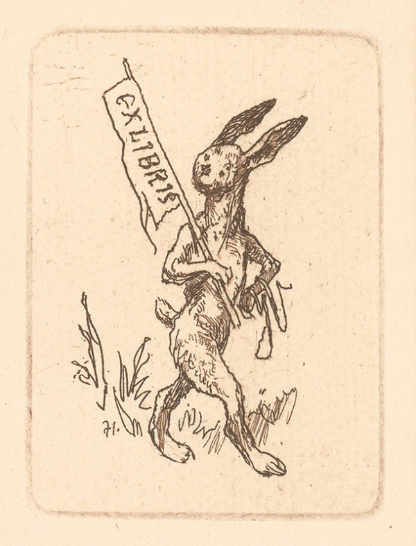 Jaroslav Vodrážka – Ex libris J.V. 