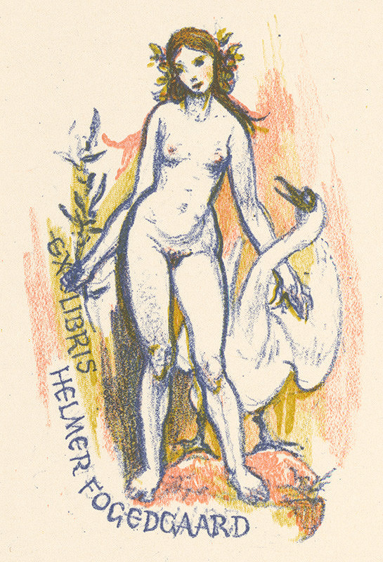 Jaroslav Vodrážka – Ex libris Melmer Fogedgaard 