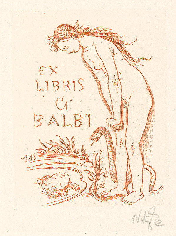 Jaroslav Vodrážka – Ex libris G. Balbi 