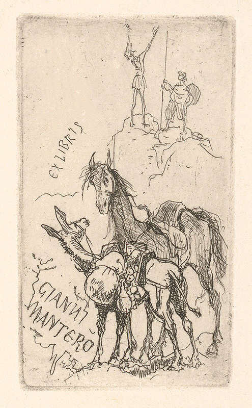 Jaroslav Vodrážka – Ex libris Gianni Mantero 