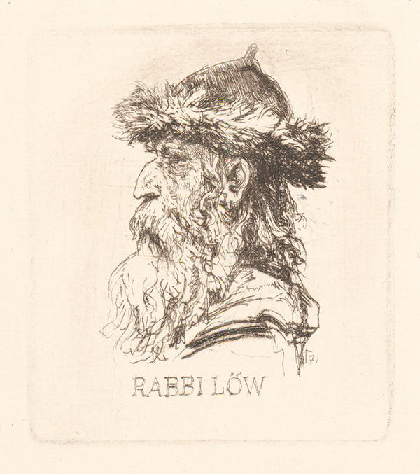 Jaroslav Vodrážka – Rabbi Löw 1. stav 