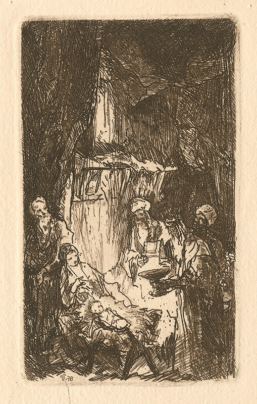 Jaroslav Vodrážka – Klaňanie sa kráľov 2. stav 