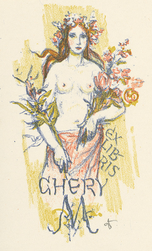 Jaroslav Vodrážka – Ex libris Ghery M. 