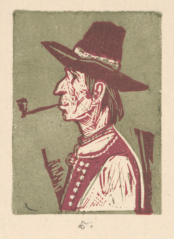 Jaroslav Vodrážka – Muž s fajkou 