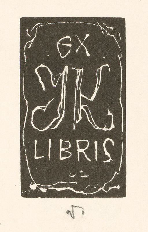 Jaroslav Vodrážka – Ex libris J. K. 