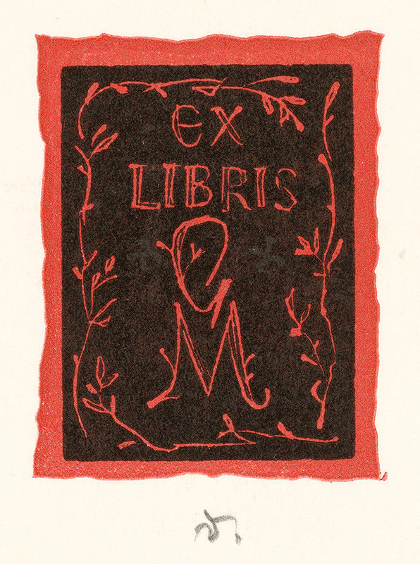 Jaroslav Vodrážka – Ex libris G M.