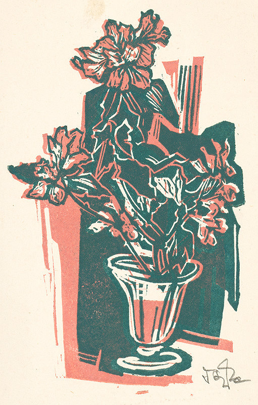 Jaroslav Vodrážka – Váza s kvetmi 