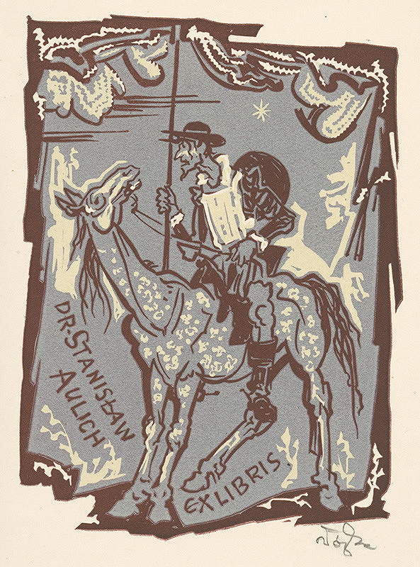 Jaroslav Vodrážka – Ex libris dr. Stanislaw Aulich 