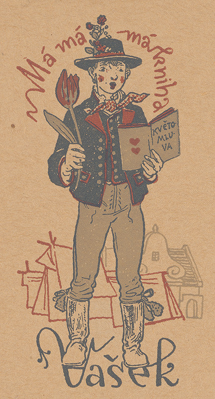 Jaroslav Vodrážka – Ex libris Vašek 