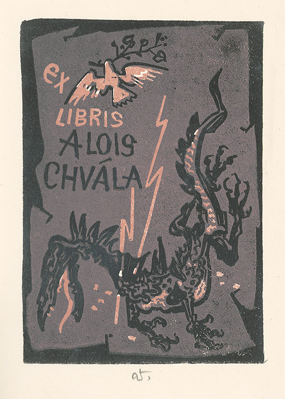 Jaroslav Vodrážka – Ex libris Alois Chvála