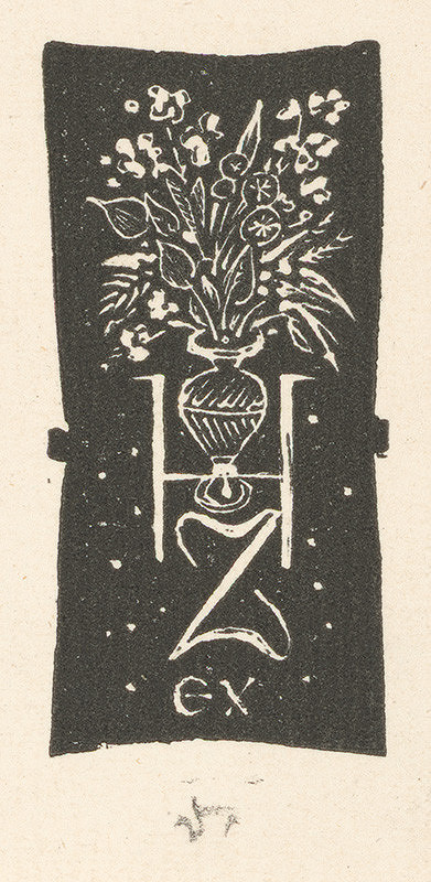 Jaroslav Vodrážka – Ex libris H. Z. 