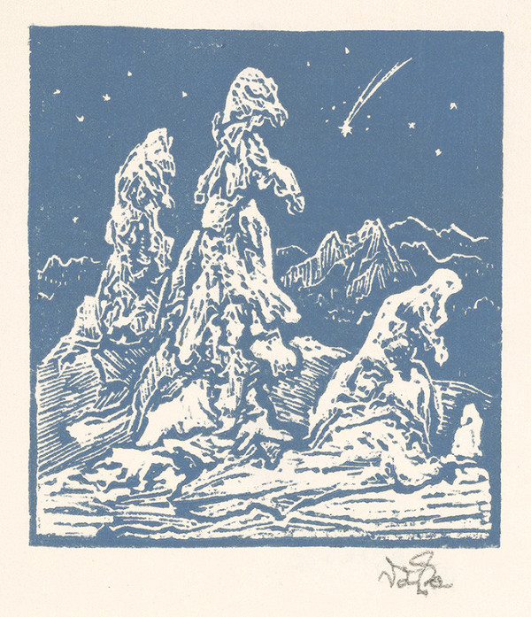 Jaroslav Vodrážka – Zasnežené stromy 