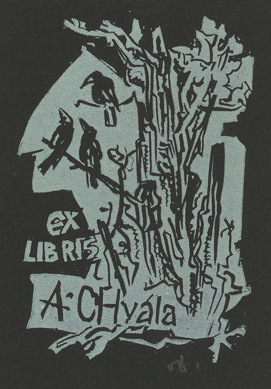 Jaroslav Vodrážka – Ex libris A. Chvála