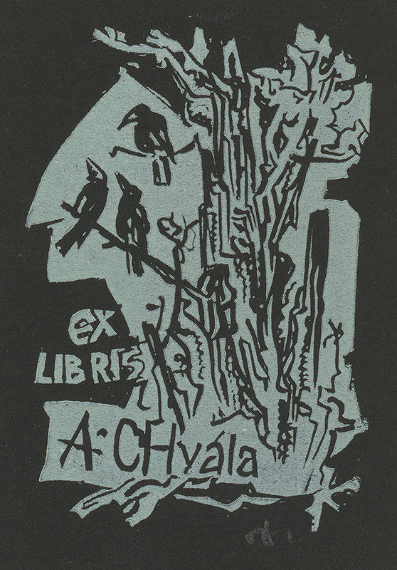 Jaroslav Vodrážka – Ex libris A. Chvála 