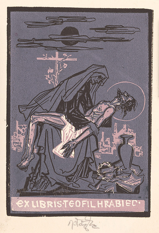 Jaroslav Vodrážka – Ex libris Teofil Hrabiec