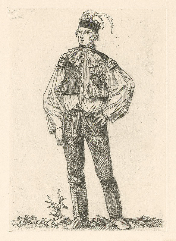 Jaroslav Vodrážka – Muž v kroji I. 