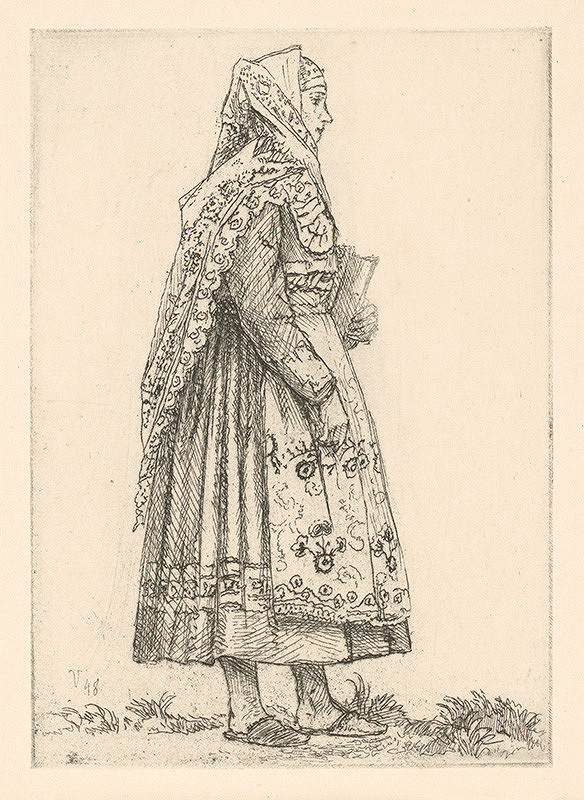 Jaroslav Vodrážka – Krojová štúdia ženy 