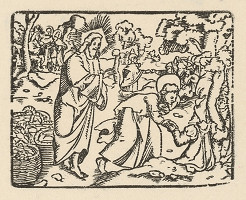Nemecký grafik z prelomu 16. - 17. storočia – Uzdravenie nemého 