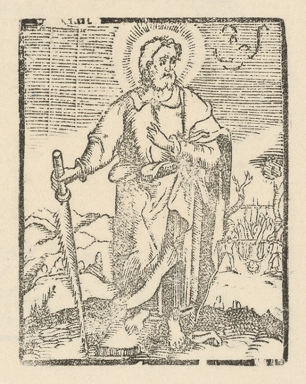 Moravský grafik zo začiatku 17. storočia – sv.Šimon