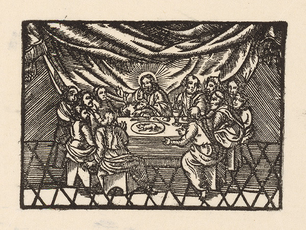 Moravský grafik zo začiatku 17. storočia – Posledná večera