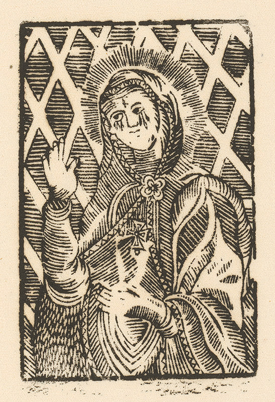 Slovenský grafik z prelomu 18. - 19. storočia – Panna Mária trnavská