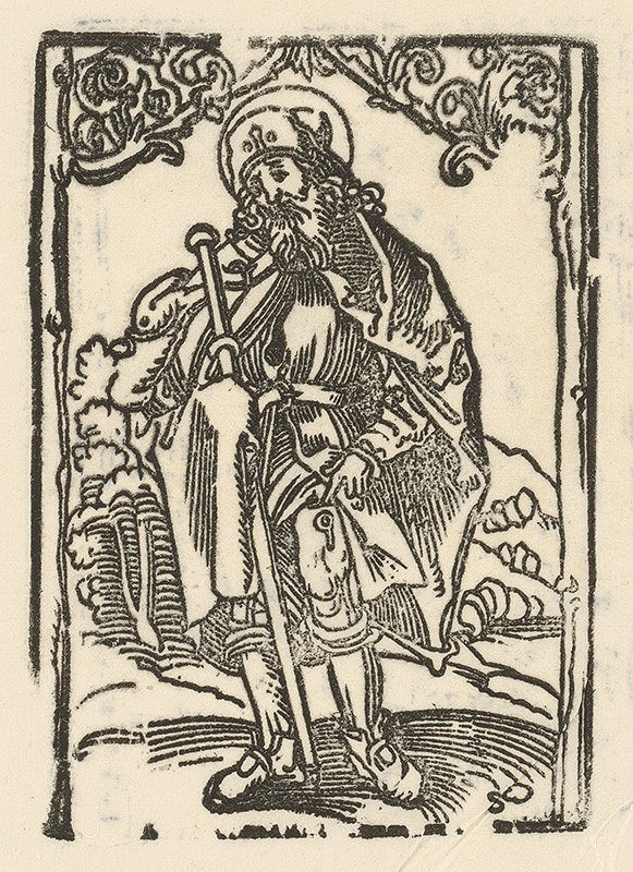 Nemecký grafik z 1. polovice 16. storočia – Sv. Rochus 