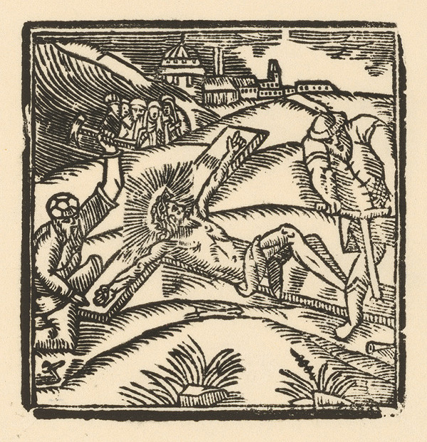 Moravský grafik zo začiatku 17. storočia – Ukrižovanie