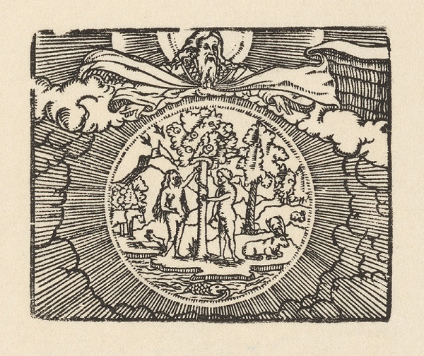 Nemecký grafik z polovice 16. storočia – Pád prvých rodičov 