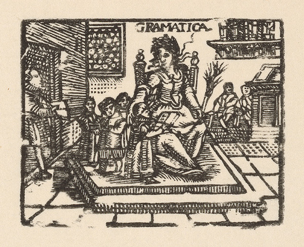 Moravský grafik z 2. polovice 15. storočia – Gramatika 