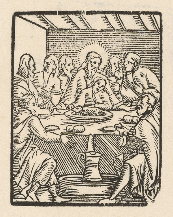 Moravský grafik zo začiatku 17. storočia – Posledná večera