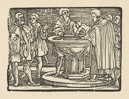 Nemecký grafik z 1. polovice 16. storočia – Krst 