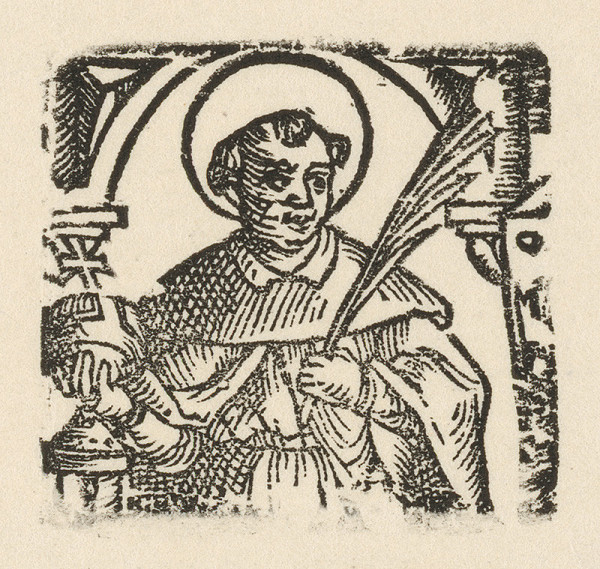 Moravský grafik z polovice 17. storočia – Sv. Anton
