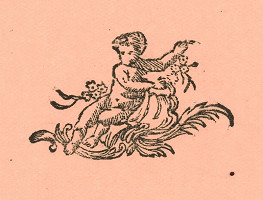 Moravský grafik zo začiatku 18. storočia – Koncovka s puttom 