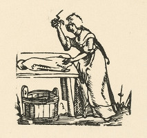 Nemecký grafik z 1. polovice 16. storočia – Práčka 