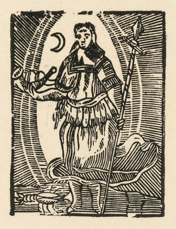Slovenský grafik z prelomu 18. - 19. storočia – Kráľomoc so znamením rýb a strelca