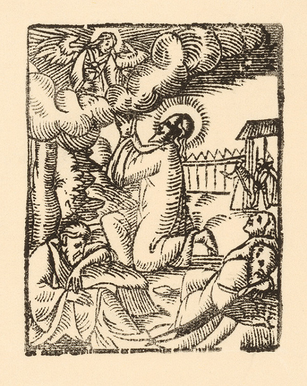 Moravský grafik zo začiatku 17. storočia – Kristus na hore Olivetskej