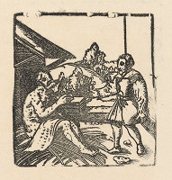 Nemecký grafik z 1. polovice 16. storočia – Jób 