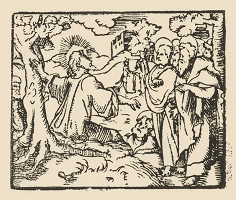 Nemecký grafik zo začiatku 17. storočia – Predpoveď skazy Jeruzaléma 