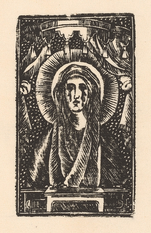 Slovenský grafik z 1. polovice 19. storočia – Panna Mária z Antola 