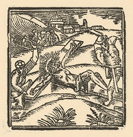 Moravský grafik z polovice 17. storočia – Pribíjanie Krista na kríž 