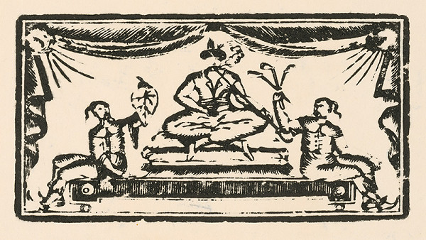 Slovenský grafik z polovice 19. storočia – Fajčiaci Turek